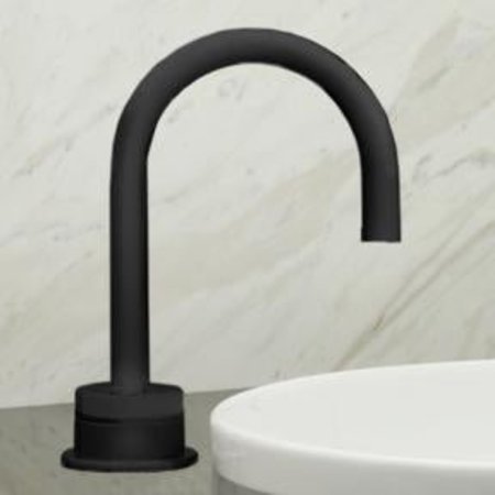 MACFAUCETS Hands Free Automatic Faucet for 1 Inch Vessel Sink in Matte Black FA400-1101MB